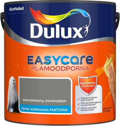 Dulux EasyCare pletresistent maling i grågrøn minimalisme 2,5 l