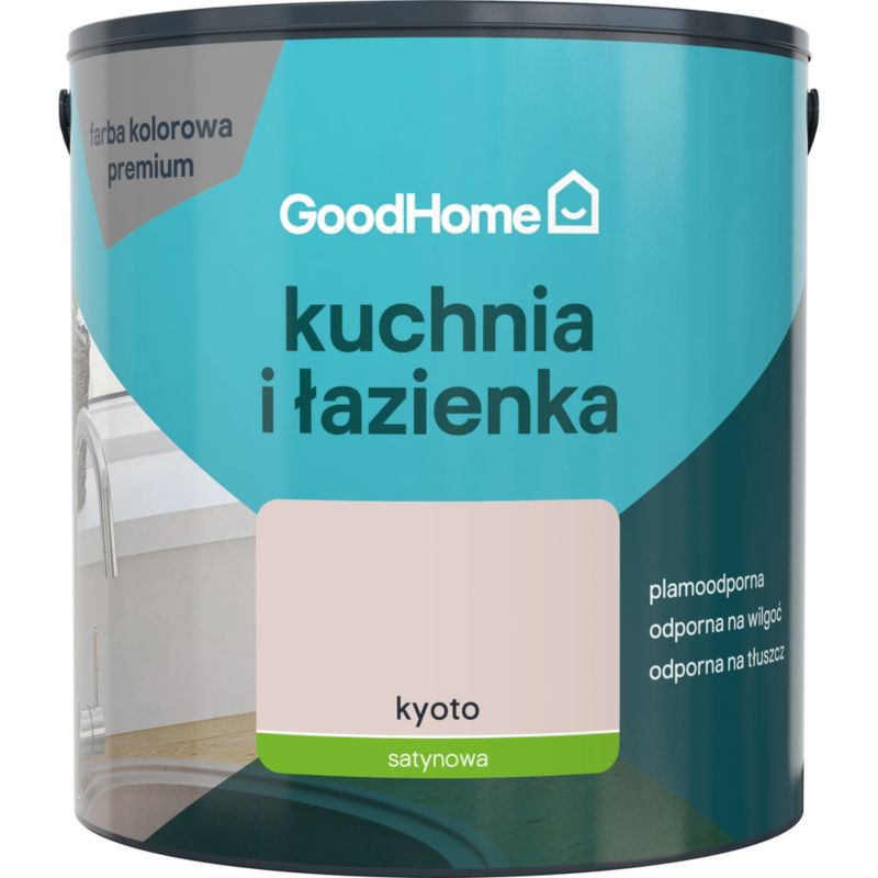 GoodHome Kyoto pletbestandig maling til køkken og badeværelse 2,5 l