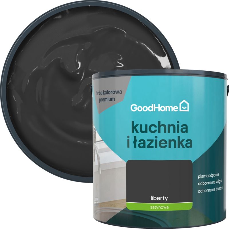 GoodHome Liberty pletbestandig maling til køkken og badeværelse 2,5 l