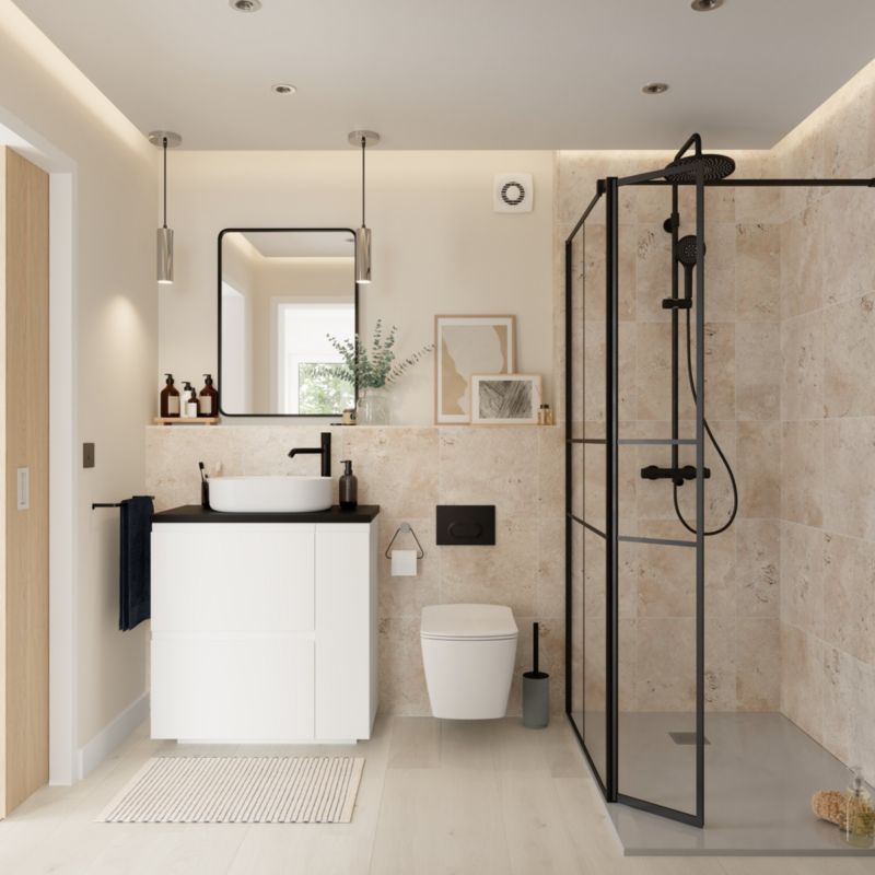 GoodHome Ottawa pletresistent maling til køkken og badeværelse 1 l