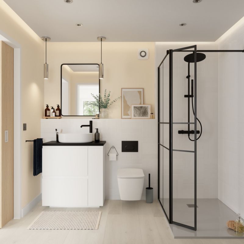 GoodHome Toronto pletbestandig maling til køkken og badeværelse 1 l