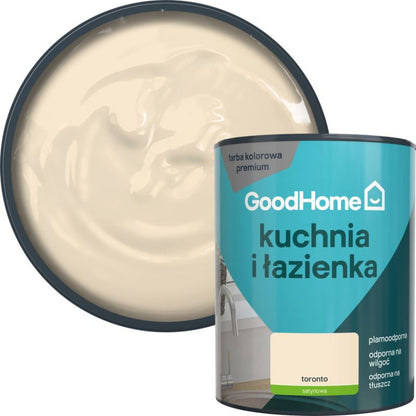 GoodHome Toronto pletbestandig maling til køkken og badeværelse 1 l