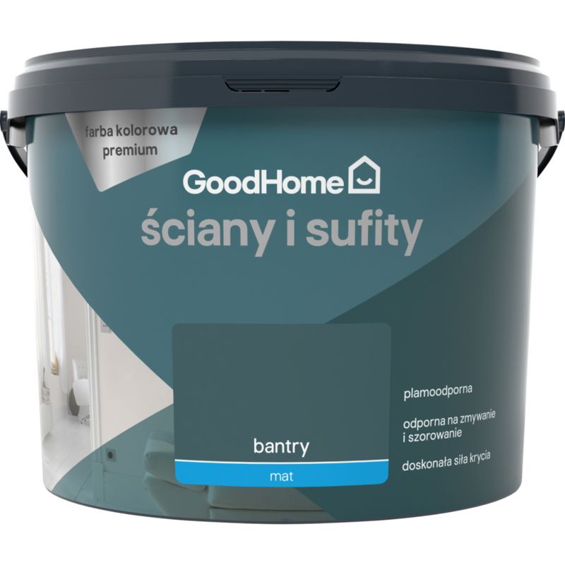 GoodHome Premium bantry pletresistent maling 2,5 l