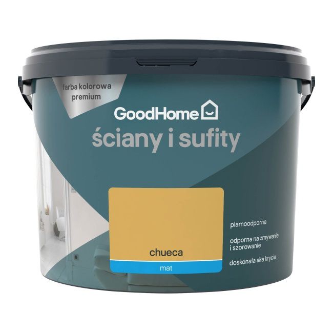 GoodHome Premium pletbestandig maling til vægge og lofter Chueca 2,5 l