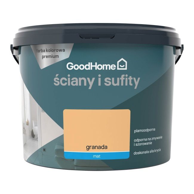GoodHome Premium pletresistent maling til vægge og lofter Granada 2,5 l
