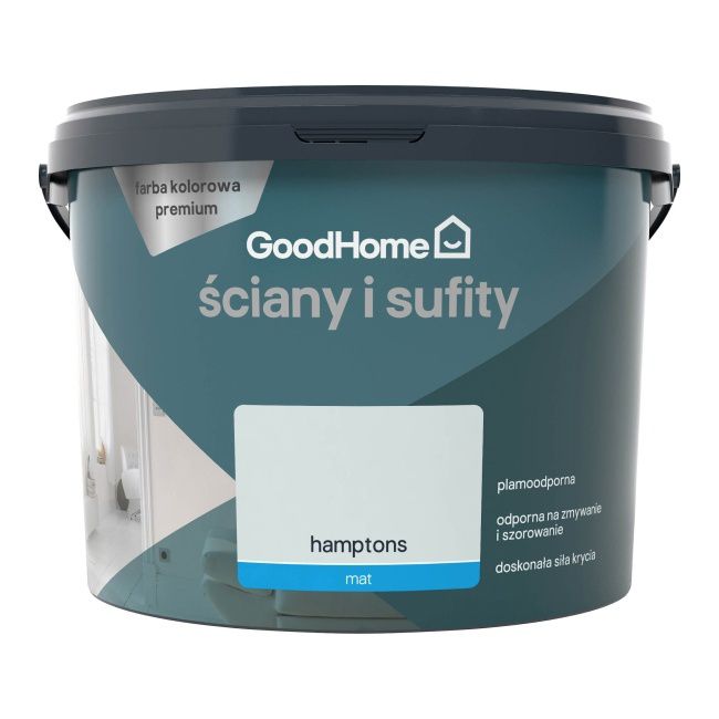 GoodHome Premium pletresistent maling til vægge og lofter Hamptons 2,5 l