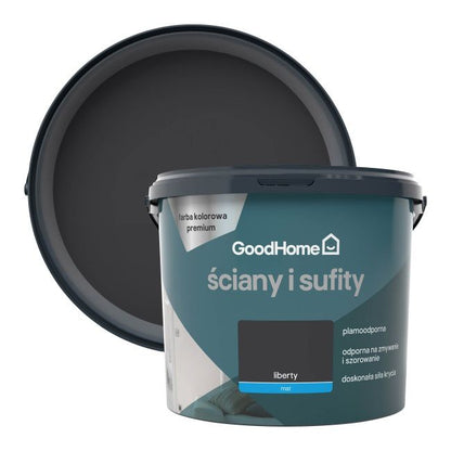 GoodHome Premium pletresistent maling til vægge og lofter liberty 5 l