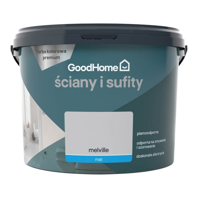 GoodHome Premium pletresistent maling til vægge og lofter Melville 2,5 l