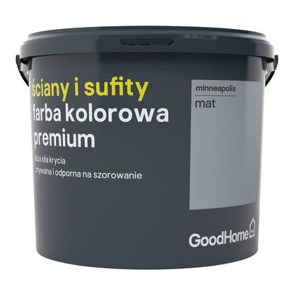 GoodHome Premium pletresistent maling til vægge og lofter Minneapolis 5 l