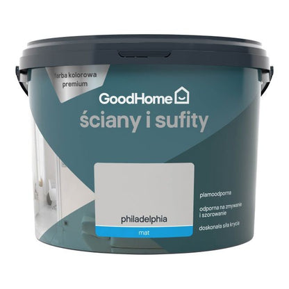 GoodHome Premium Philadelphia pletbestandig maling til vægge og lofter 2,5 l