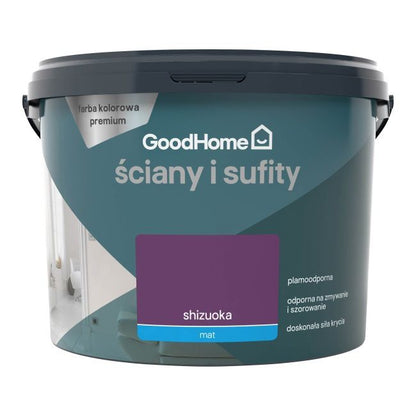 GoodHome Premium pletresistent maling til vægge og lofter Shizuoka 2,5 l
