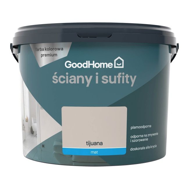 GoodHome Premium pletbestandig maling til vægge og lofter Tijuana 2,5 l