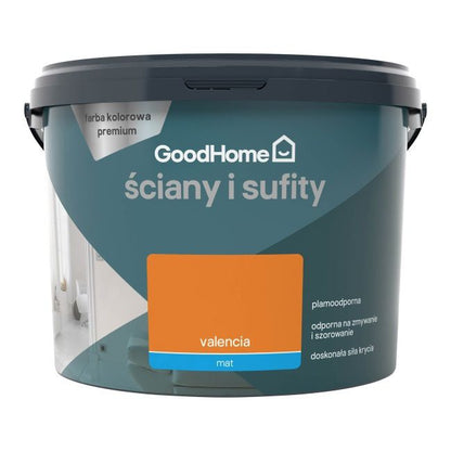 GoodHome Premium pletresistent maling til vægge og lofter Valencia 2,5 l