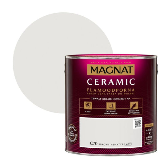 Magnat Ceramic plamafast maling C70 rå hematit 2,5 l