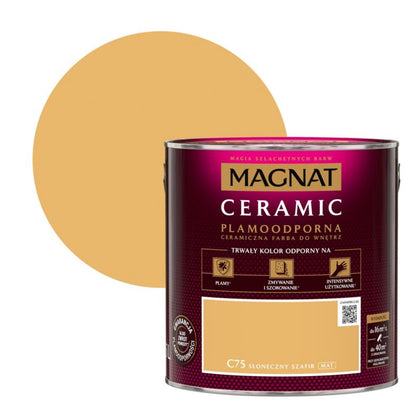 Magnat Ceramic C75 pletresistent maling solskinsafir 2,5 l