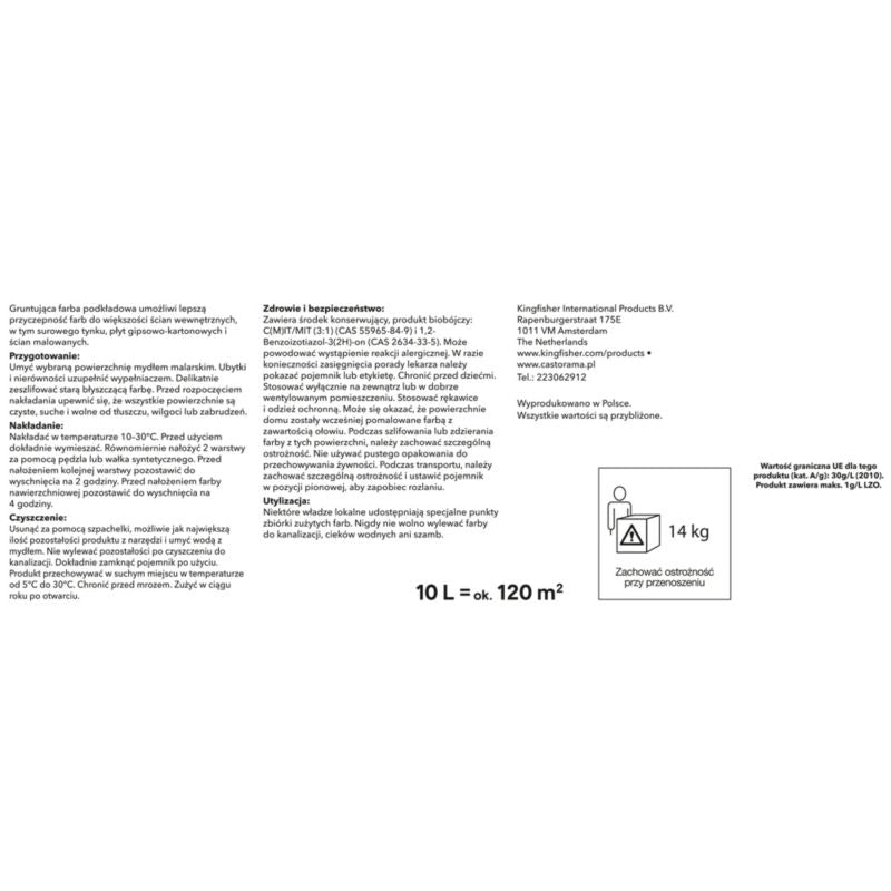 Grunderingsmaling 10 l