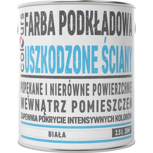 Grundmaling Colours til beskadigede vægge 2,5 l