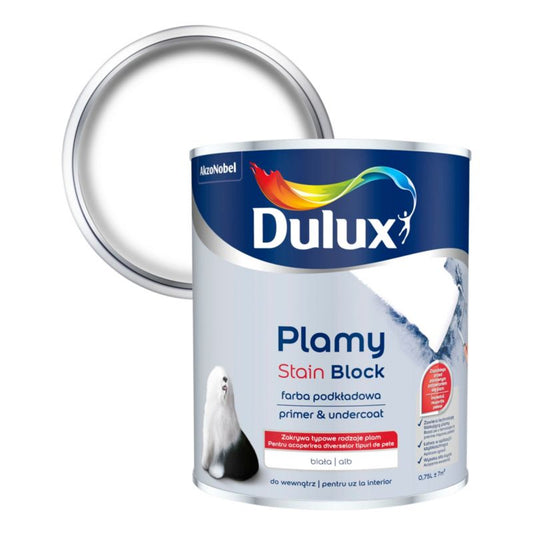 Dulux grundmaling mod pletter 0,75 l