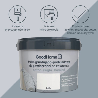 GoodHome udendørs grundmaling 2,5 l