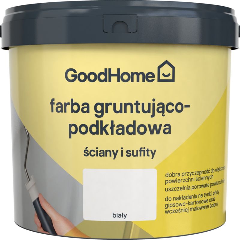 GoodHome Grundmaling til vægge og lofter 5 l