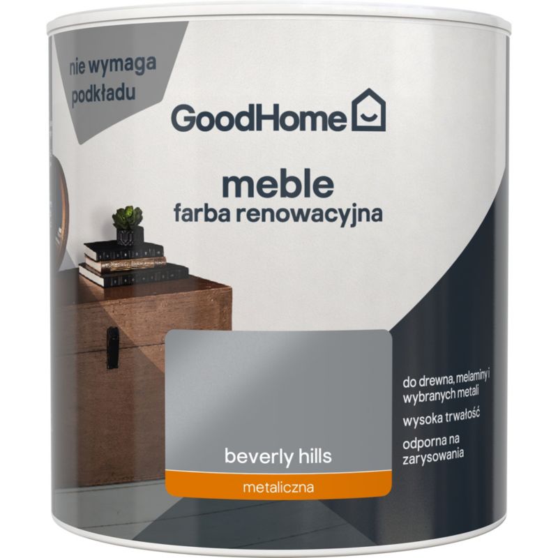 GoodHome Reno Beverly Hills metallic renoveringsmaling til møbler 0,5 l