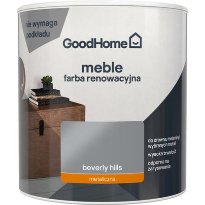 GoodHome Reno Beverly Hills metallic renoveringsmaling til møbler 0,5 l