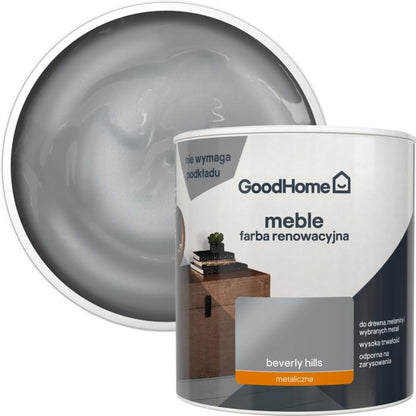 GoodHome Reno Beverly Hills metallic renoveringsmaling til møbler 0,5 l