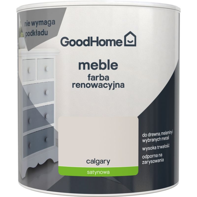 GoodHome Reno calgary satin renoveringsmaling til møbler 0,5 l