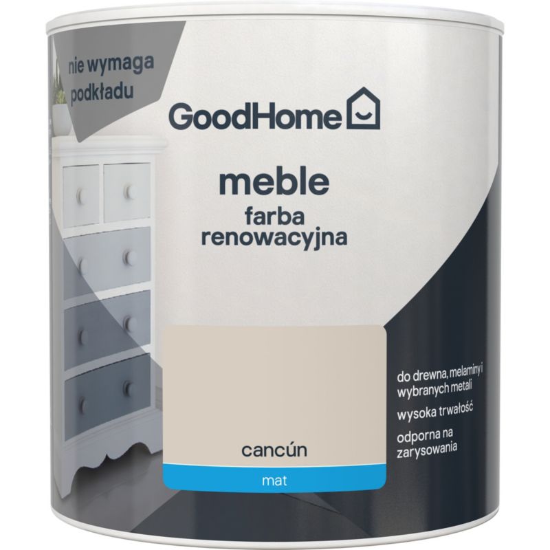 GoodHome Reno cancun mat møbelrenoveringsmaling 0,5 l