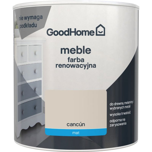 GoodHome Reno cancun mat møbelrenoveringsmaling 0,5 l