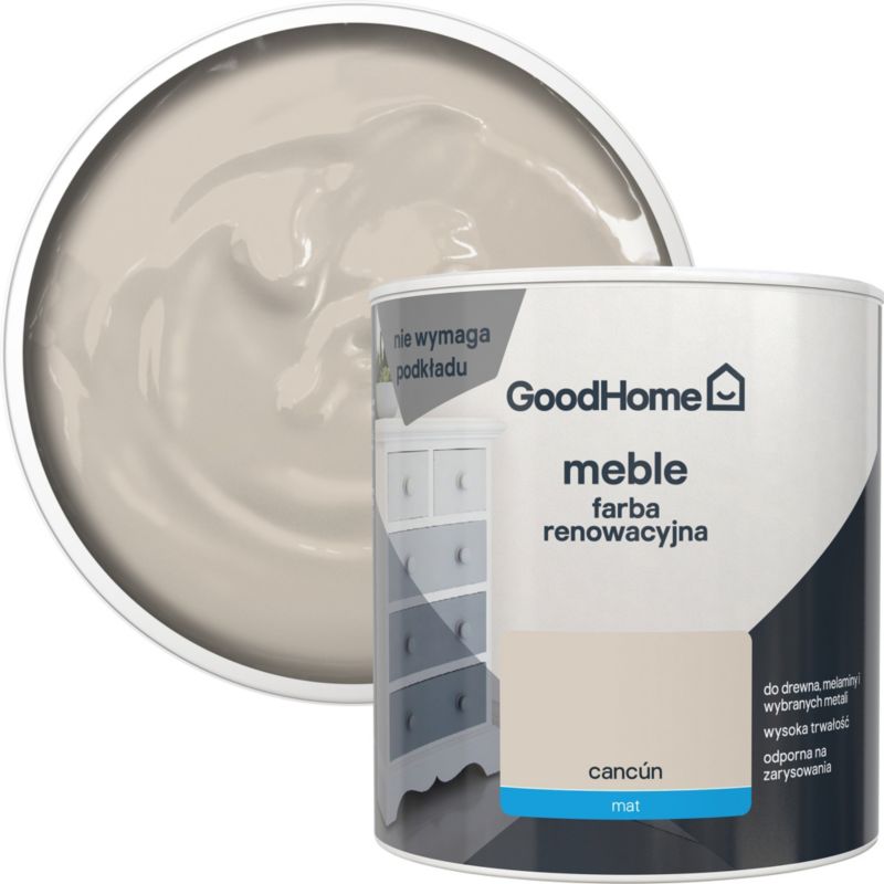 GoodHome Reno cancun mat møbelrenoveringsmaling 0,5 l