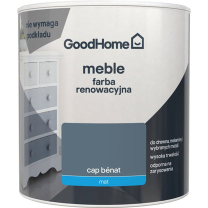 GoodHome Reno cap benat mat møbelrenoveringsmaling 0,5 l