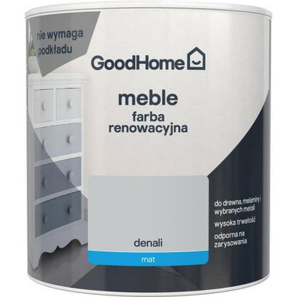 GoodHome Reno Denali mat møbelrenoveringsmaling 0,5 l