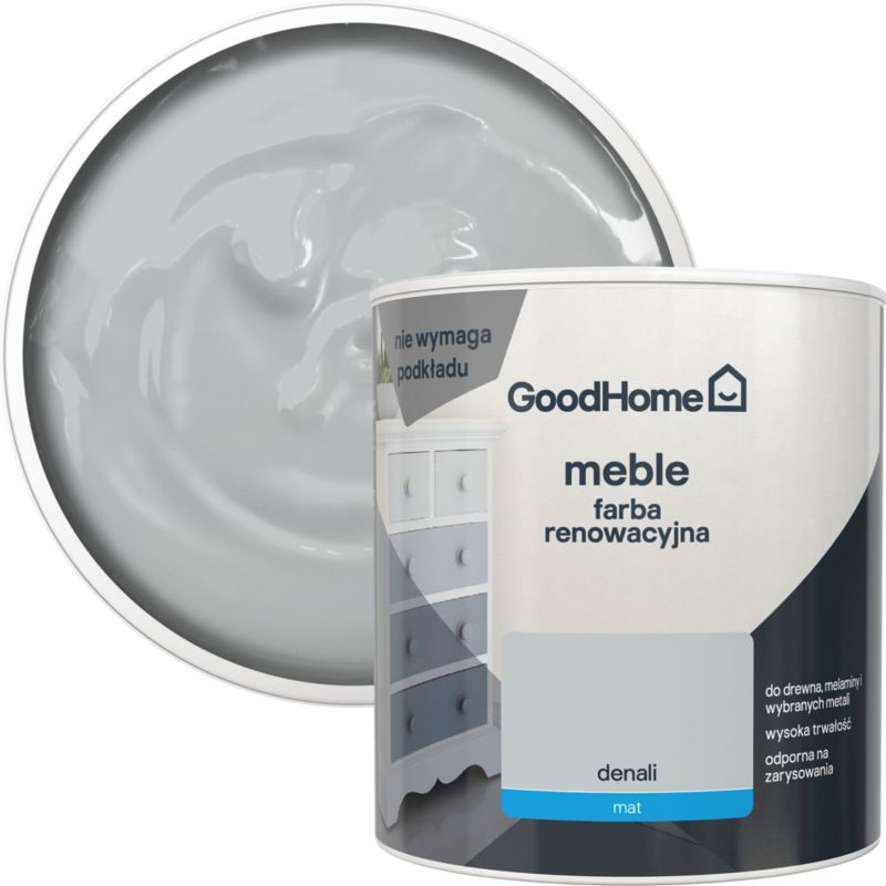 GoodHome Reno Denali mat møbelrenoveringsmaling 0,5 l