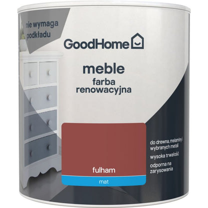 GoodHome Reno Fulham mat renoveringsmaling til møbler 0,5 l