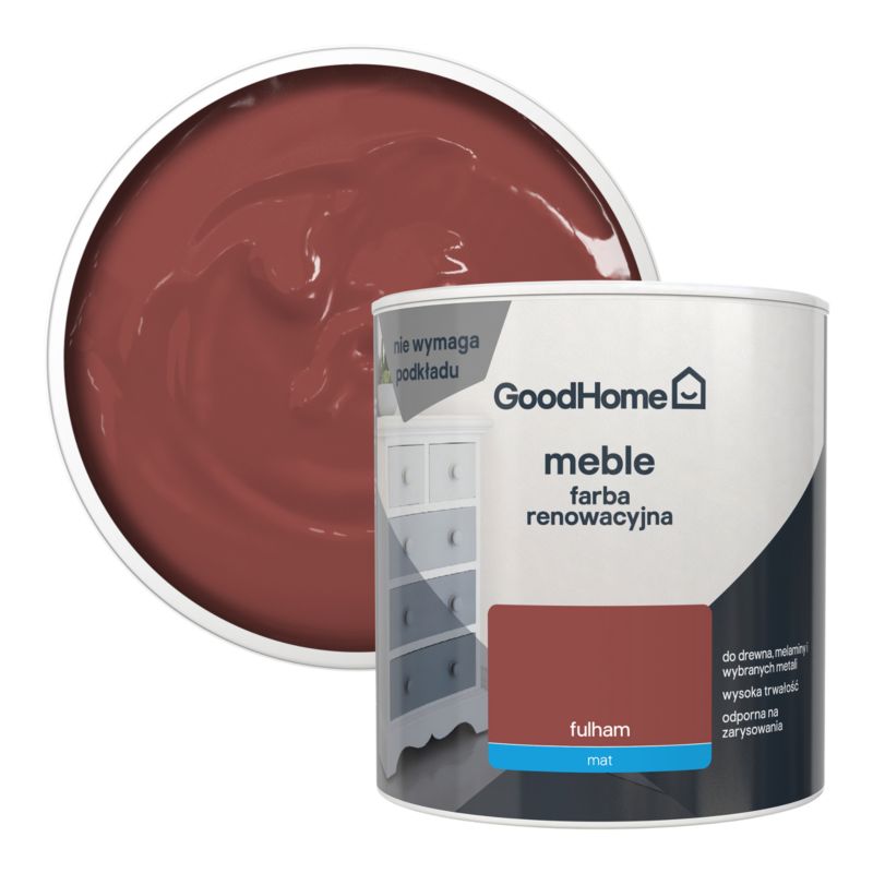 GoodHome Reno Fulham mat renoveringsmaling til møbler 0,5 l