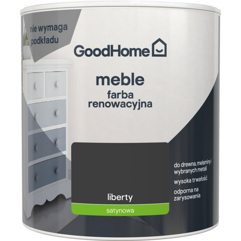 GoodHome Reno Liberty satin renoveringsmaling til møbler 0,5 l