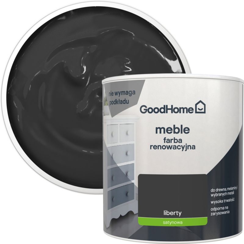 GoodHome Reno Liberty satin renoveringsmaling til møbler 0,5 l