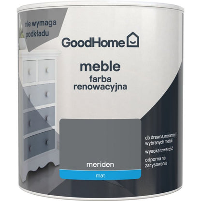 GoodHome Reno Meriden mat møbelrenoveringsmaling 0,5 l