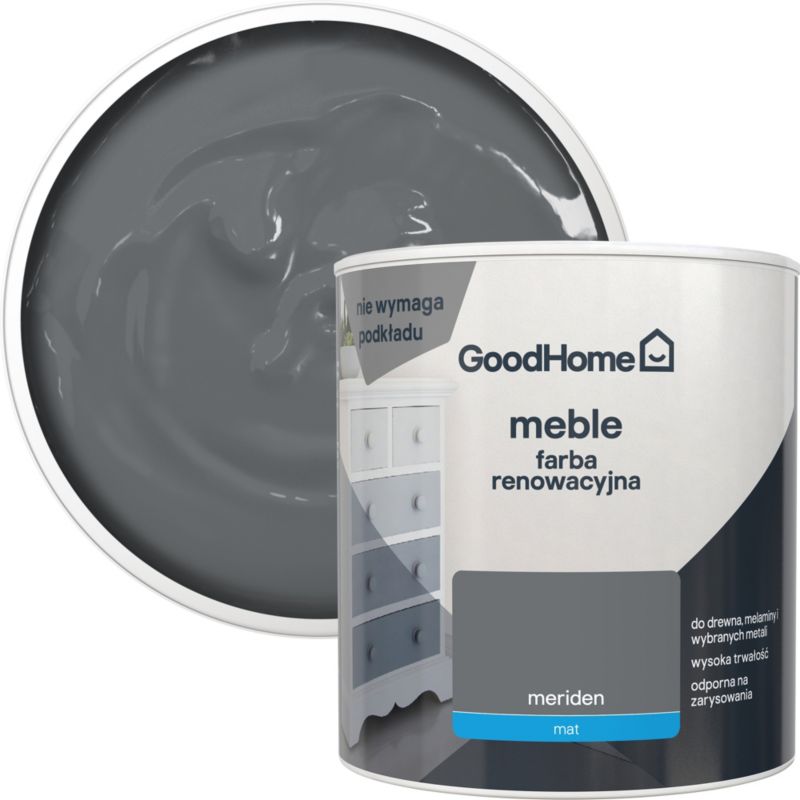 GoodHome Reno Meriden mat møbelrenoveringsmaling 0,5 l