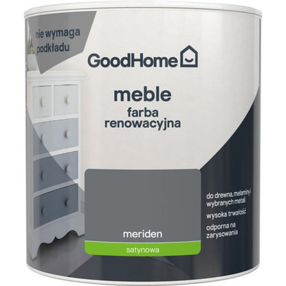 GoodHome Reno Meriden satin renoveringsmaling til møbler 0,5 l