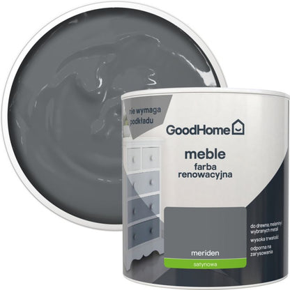 GoodHome Reno Meriden satin renoveringsmaling til møbler 0,5 l