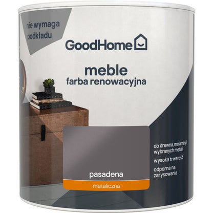 GoodHome Reno Pasadena Metallic renoveringsmaling til møbler 0,5 l