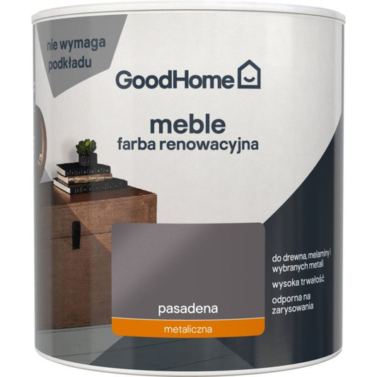 GoodHome Reno Pasadena Metallic renoveringsmaling til møbler 0,5 l