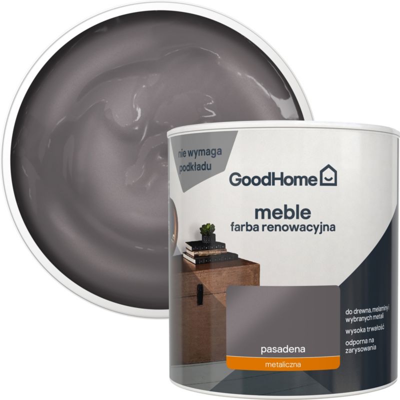 GoodHome Reno Pasadena Metallic renoveringsmaling til møbler 0,5 l