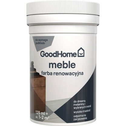 GoodHome Reno Pasadena satin renoveringsmaling til møbler 125 ml