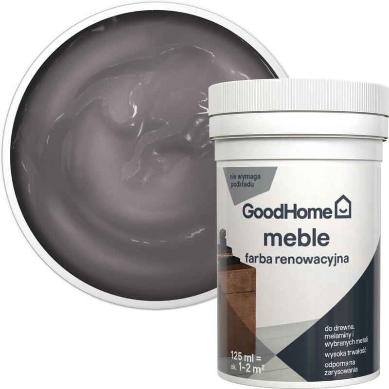 GoodHome Reno Pasadena satin renoveringsmaling til møbler 125 ml