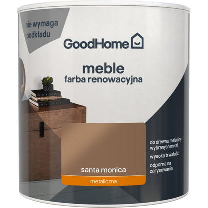 GoodHome Reno Santa Mon metallic renoveringsmaling til møbler 0,5 l