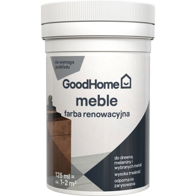 GoodHome Reno Santa Monica satinskindet renoveringsmaling til møbler 125 ml