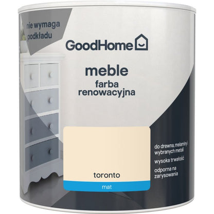 GoodHome Reno Toronto mat møbelrenoveringsmaling 0,5 l